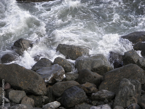 waves crashing