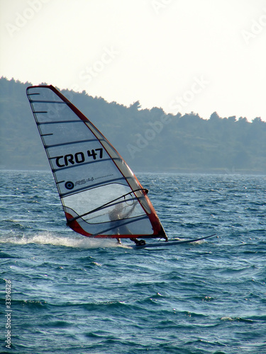 speedy windsurfer