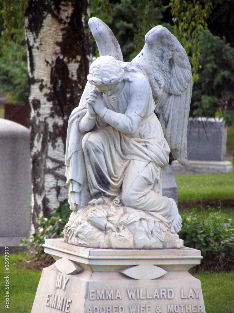 Obraz premium weeping angel monument