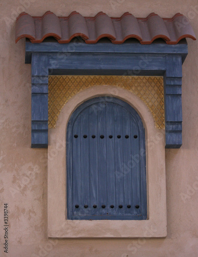 atrtistic wooden window frame photo