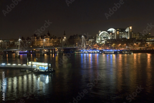 nocturnal view of the thames