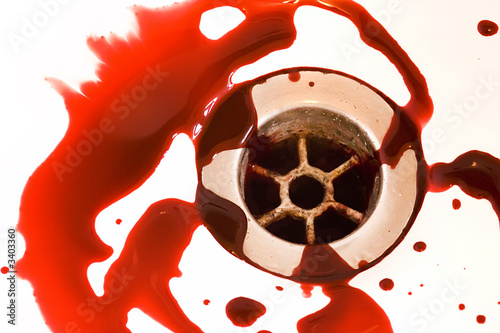 blood drained