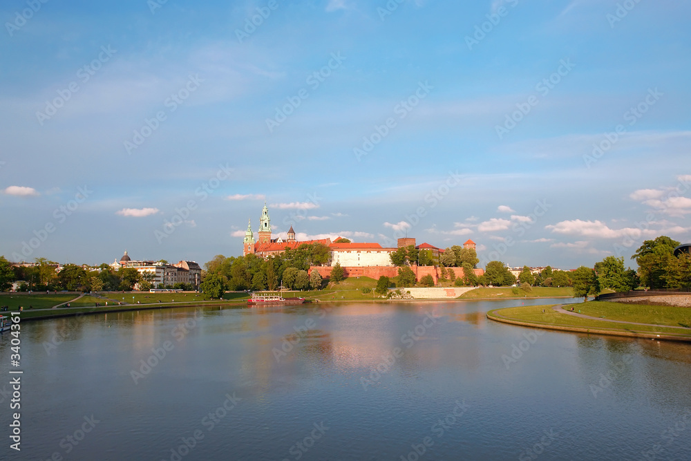 wawel castle panorama