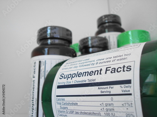 vitamin bottles