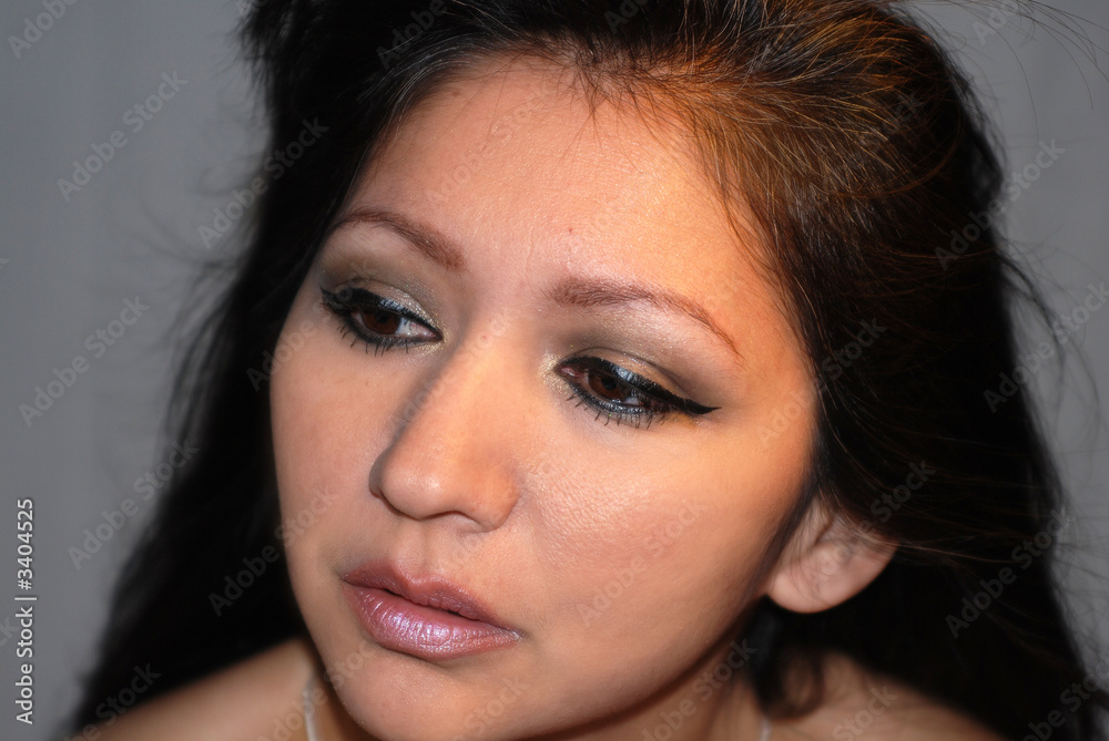 Obraz premium pensive female