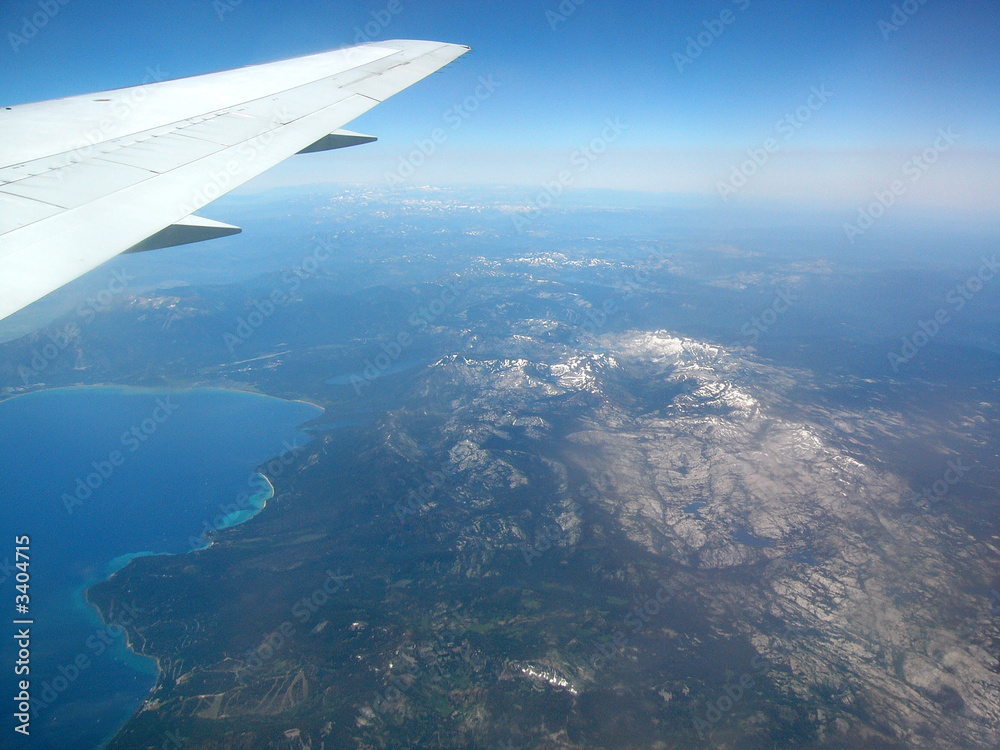 sierra nevada vue d'avion sierra nevada vue d'avion