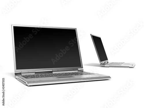 two laptop computers