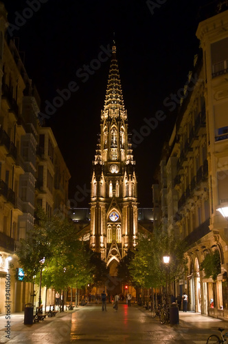 san sebastian by night photo