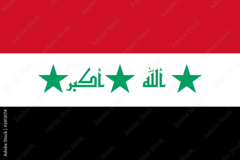 Obraz premium iraki flag