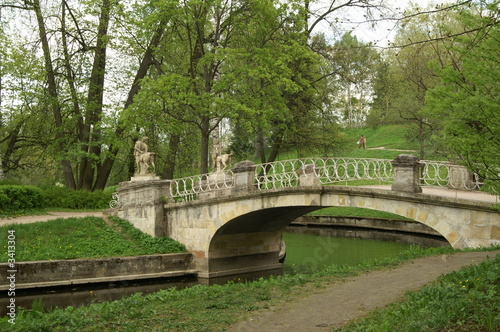 kentavrsky bridge in the park pavlovsk
