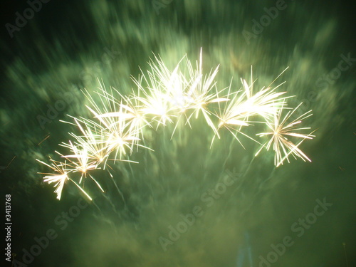 Obraz na płótnie feu d'artifice vert