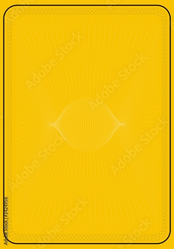secure yellow background border