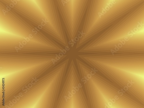fractal - gold star background