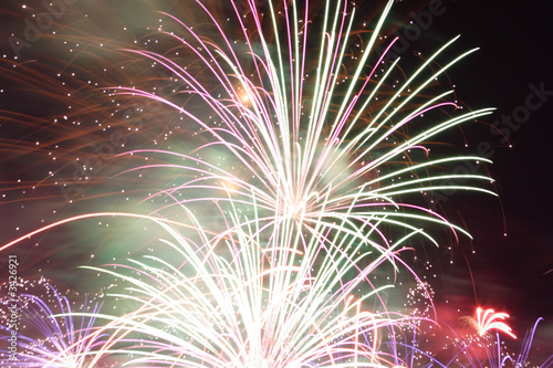 large burst of fireworks