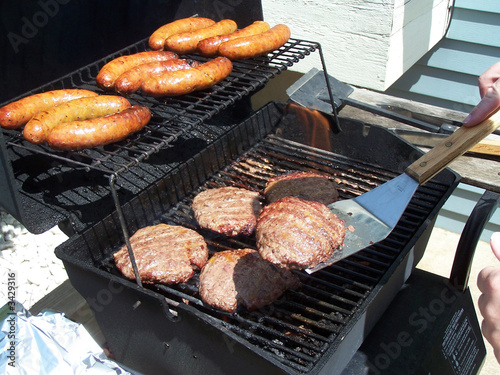 grilling food