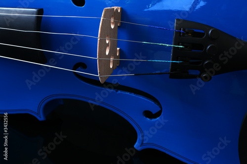 Blue violin