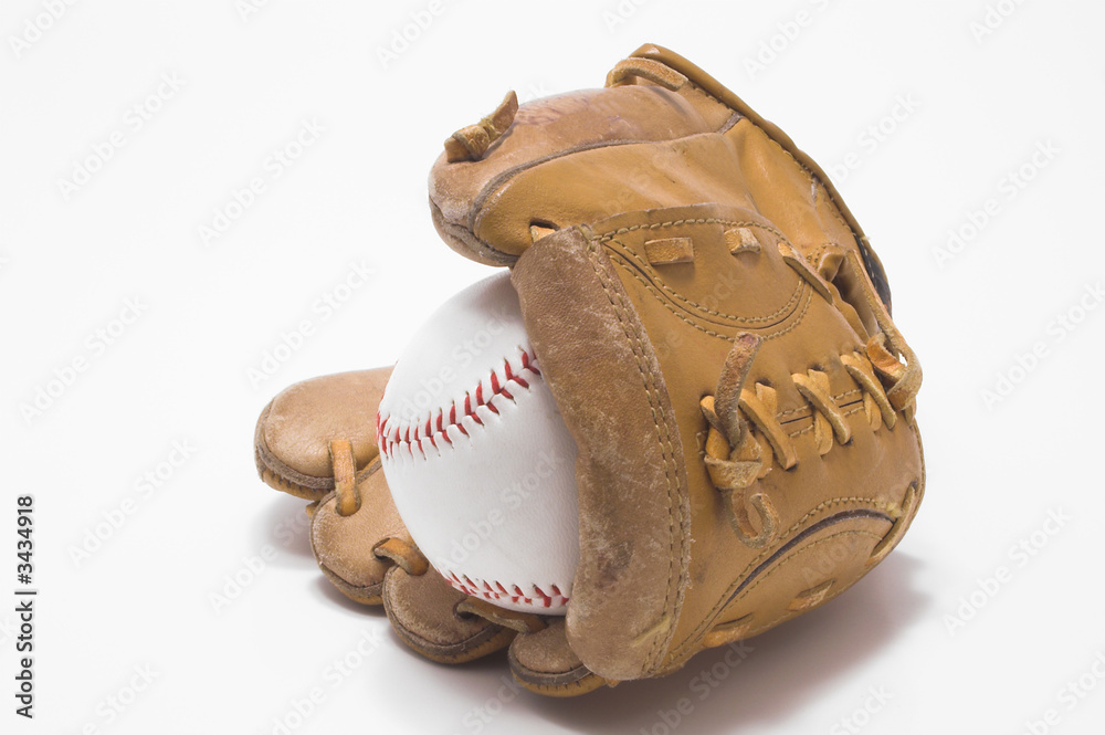 Fototapeta premium baseball and baseball glove