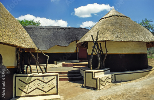 Obraz na płótnie xhosa village w salonie