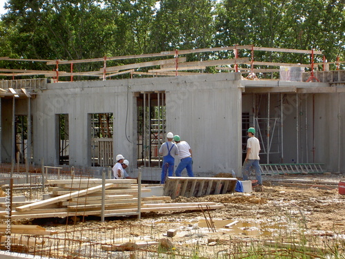 homme au chantier photo