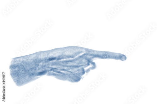blue hand right