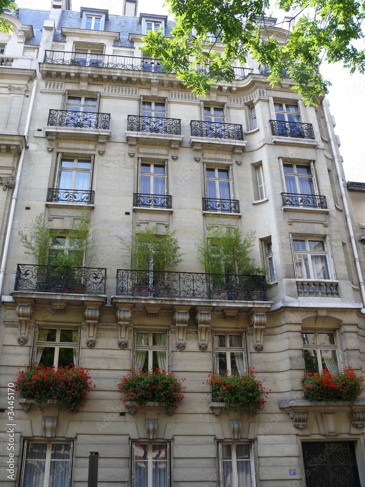 façade de pierre blanche, paris 17 façade de pierre blanche, paris 17