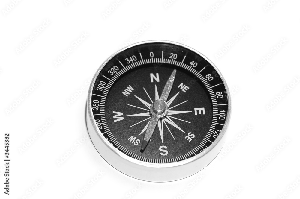 old compass isolated on the white background old compass isolated on the white background