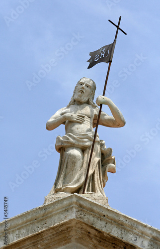 christ statue in perast