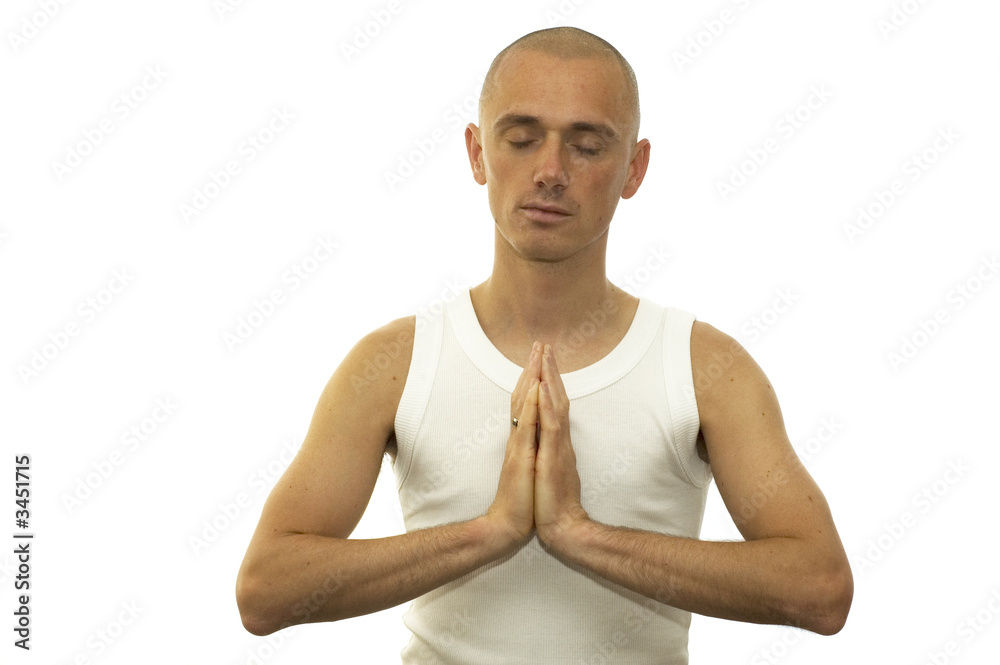 meditating man meditating man