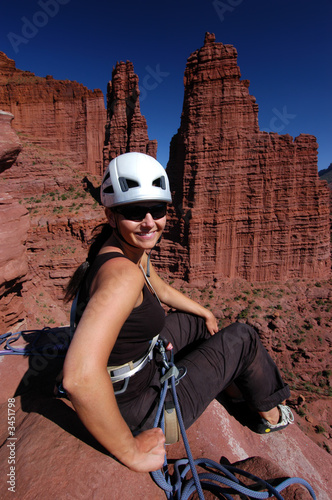 rock climbing