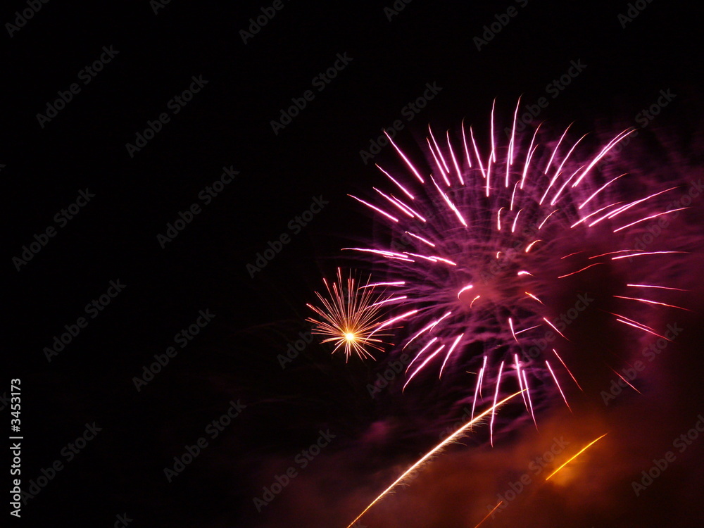 Fototapeta premium feu d'artifice
