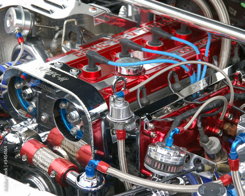 engine closeup