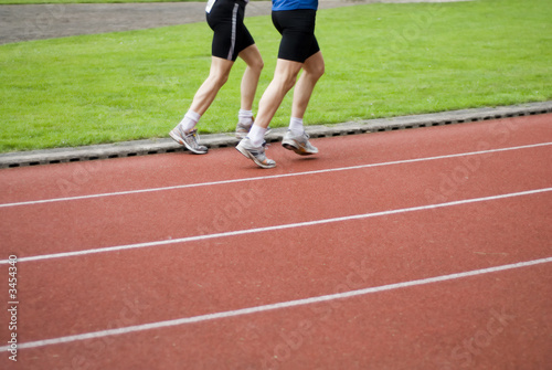 two men running photo