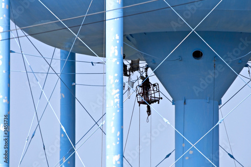 workmen on tower