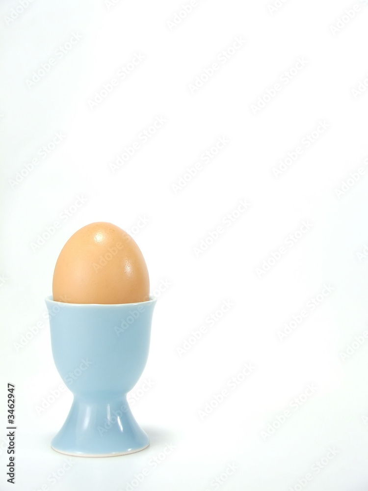 single blue eggcup single blue eggcup