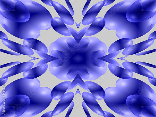 blue abstract design