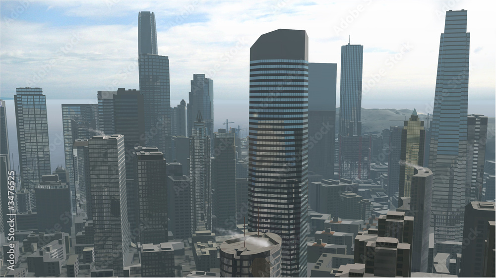 Fototapeta premium imaginary city 12