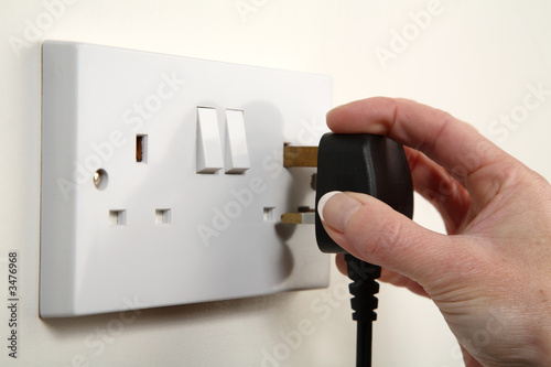 plugging in