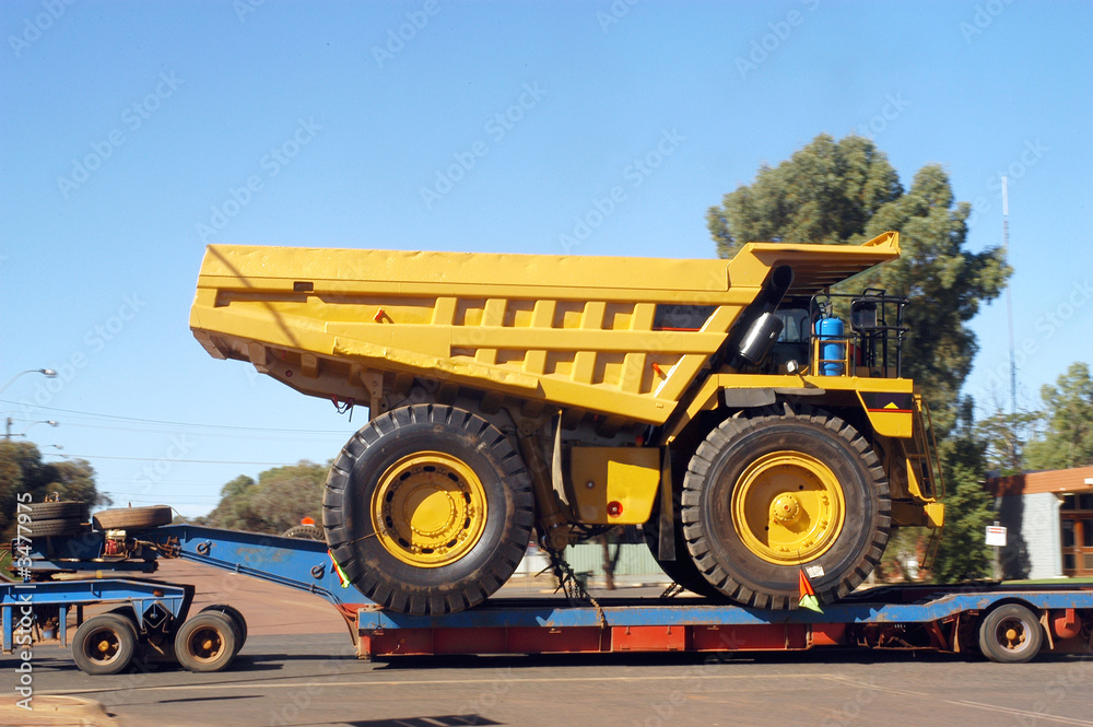 Obraz premium transport d'engin