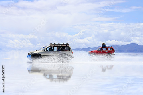 adventure on the bolivian salt-flats