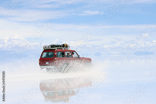 adventure on the bolivian salt-flats