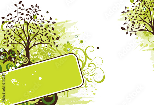 grunge tree background