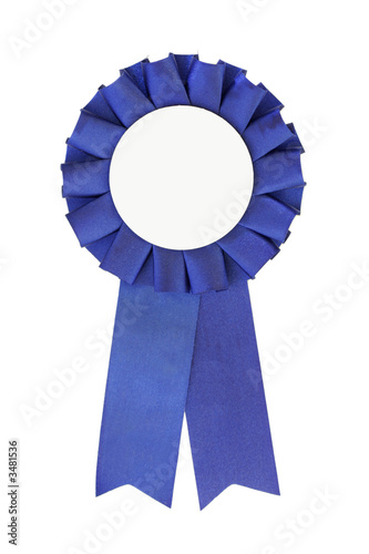 blue ribbon close-up