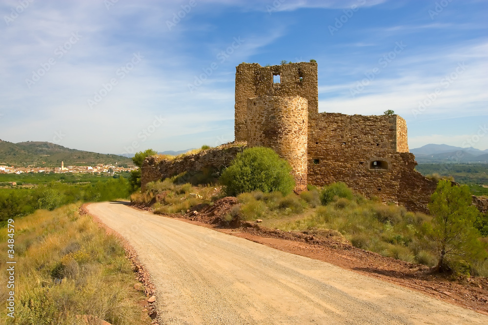 ruined spanish castle