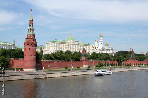general view at moscow kremlin and moskva river. © Solodovnikova Elena