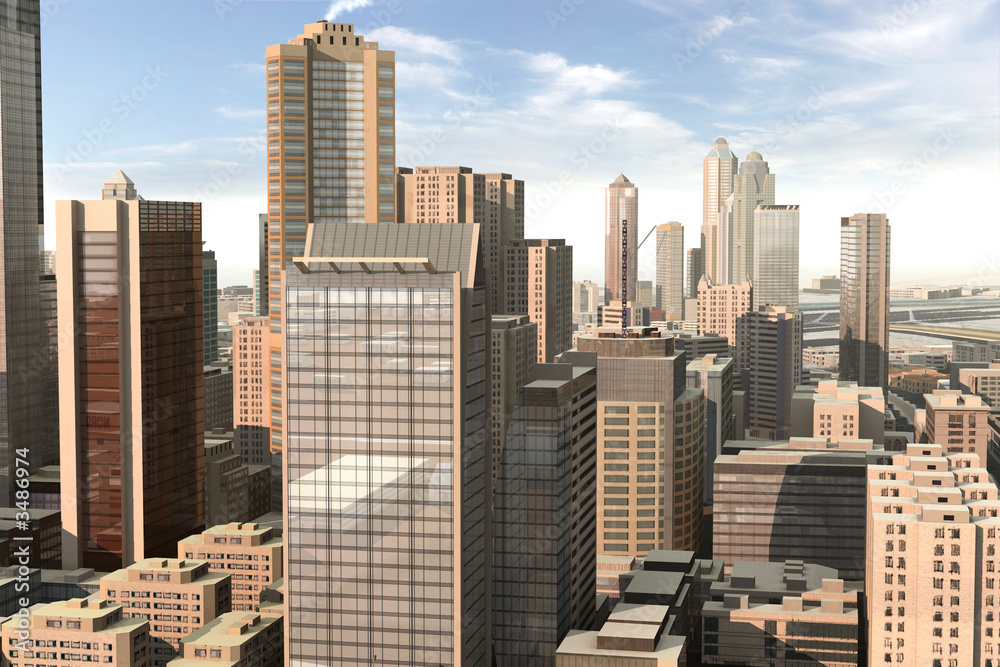 Fototapeta premium imaginary city 42