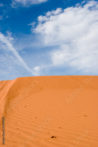 Pink sand dunes
