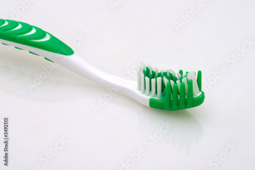 Green toothbrush