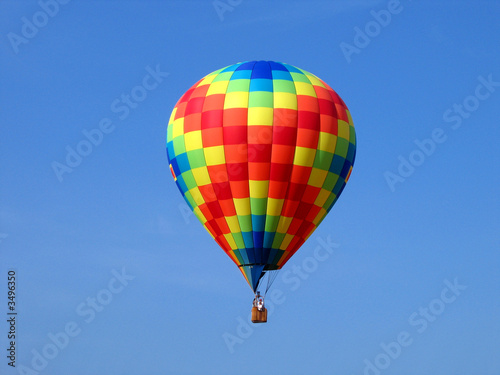 beautiful and colorful hot air balloon