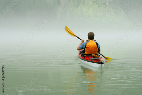 kayaking in banff