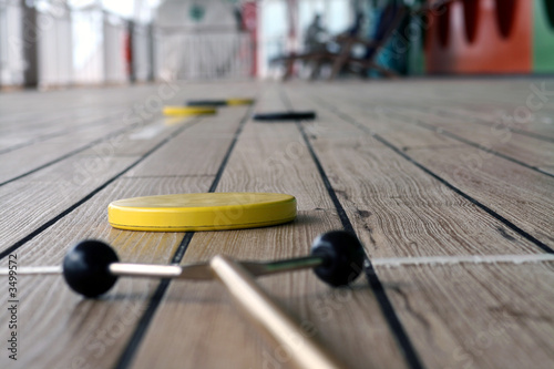 shuffleboard playing on a cruise ship 1 photo